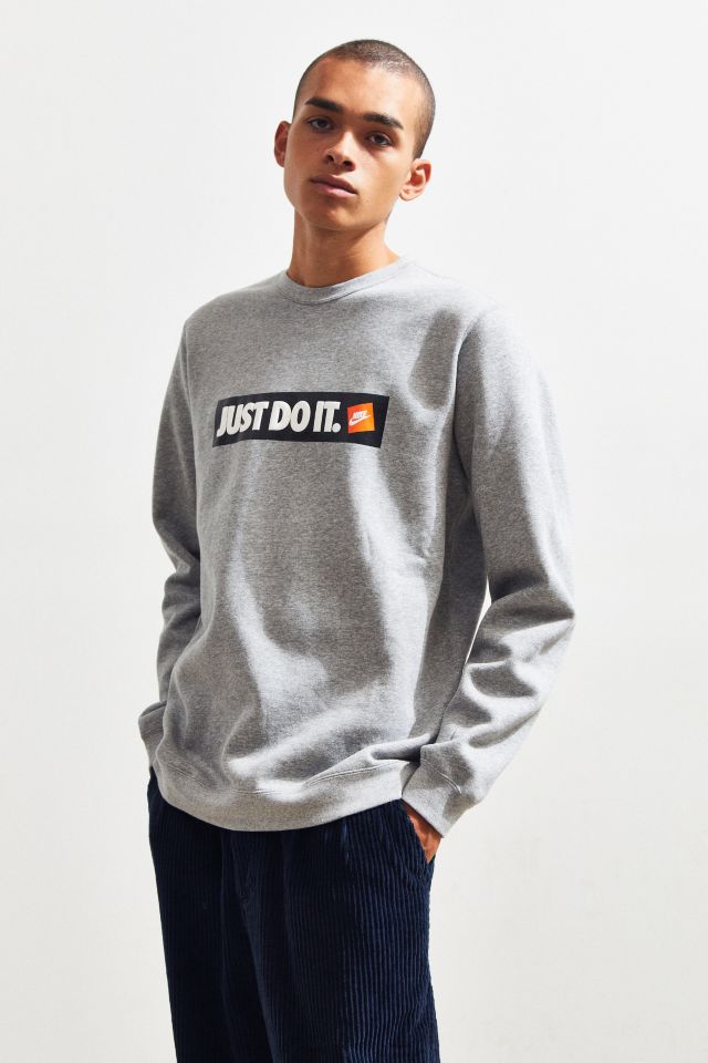 Nike Just Do It Logo Crew-Neck Sweatshirt #1
