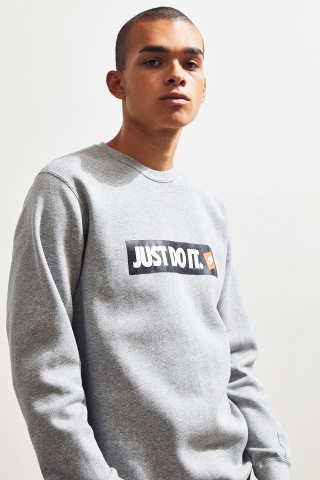 Nike Just Do It Logo Crew-Neck Sweatshirt #4