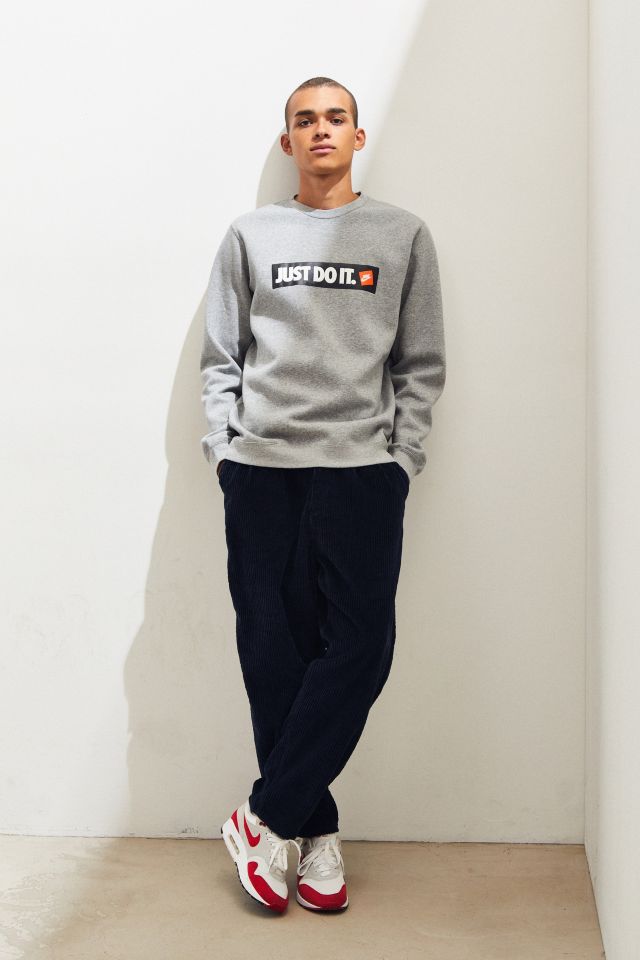 Nike Just Do It Logo Crew-Neck Sweatshirt #5