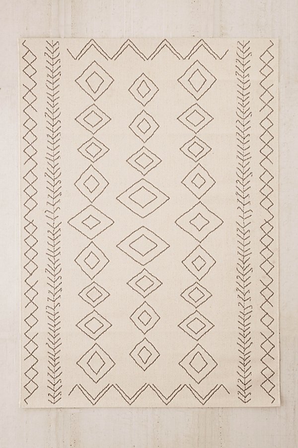 Urban Outfitters Odessa Indoor/outdoor Rug In Ivory At