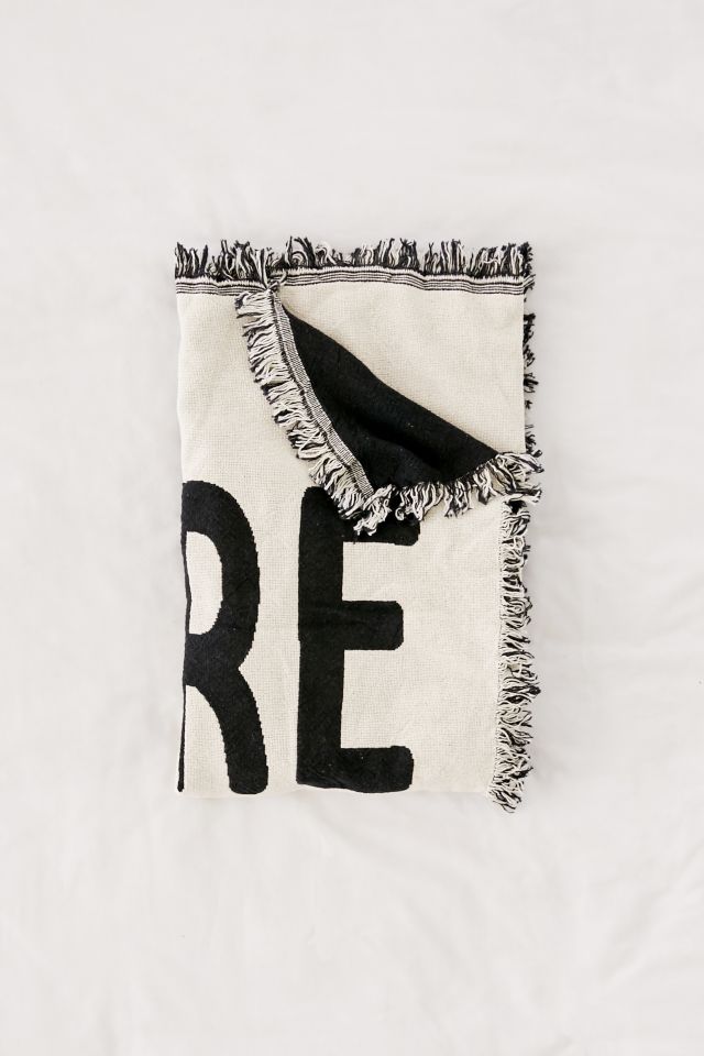Calhoun & Co. You’re Such A Babe Woven Throw Blanket #1
