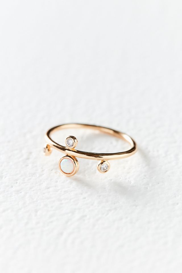 Elizabeth Stone Dotted Gem Ring 