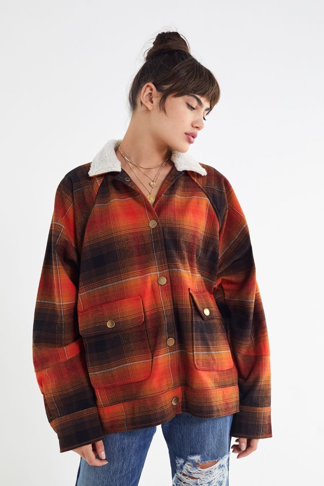 UO Chelsea Flannel Shirt Jacket #1