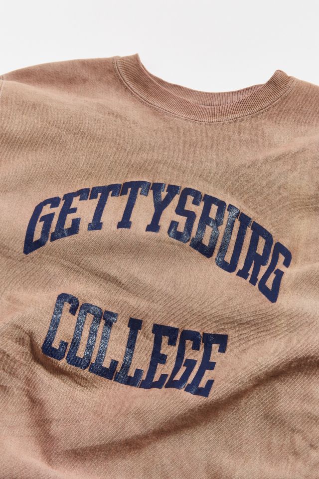 Vintage Gettysburg College Brown Crew Neck Sweatshirt #2