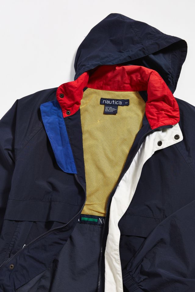 Vintage Nautica Navy Windbreaker Jacket