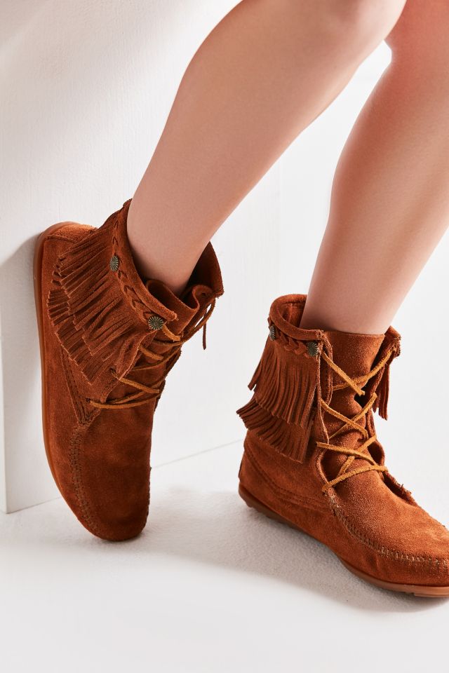 Double fringe tramper boot hotsell