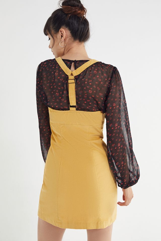 UO Torin Corduroy Empire Waist Dress #1