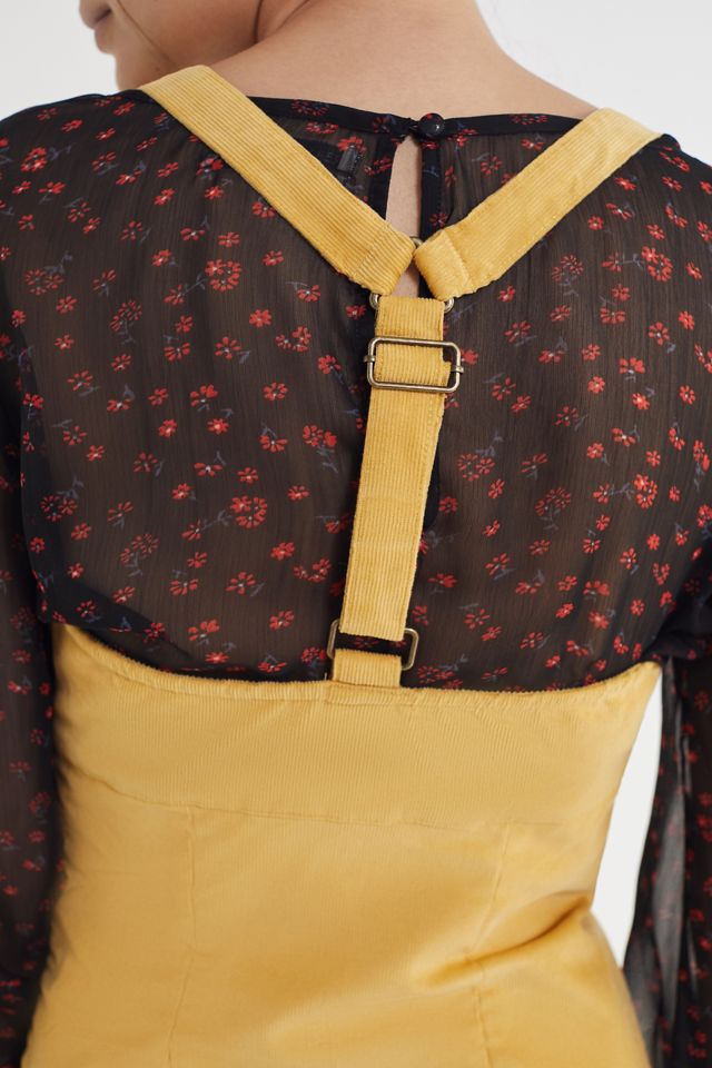 UO Torin Corduroy Empire Waist Dress #3