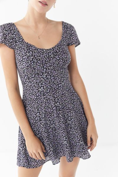 urban outfitters floral mini dress