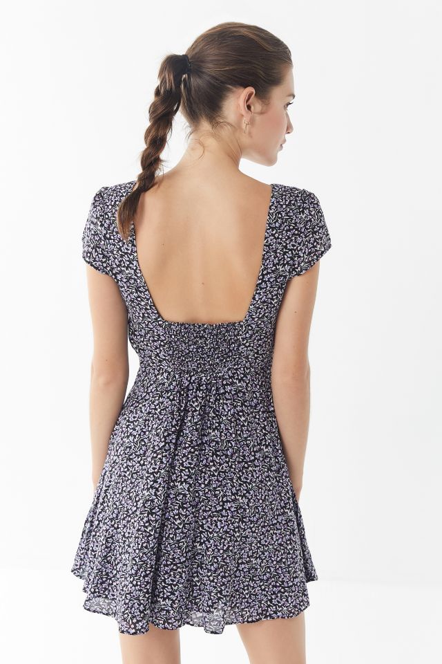 UO Finnigan Floral Mini Dress #1