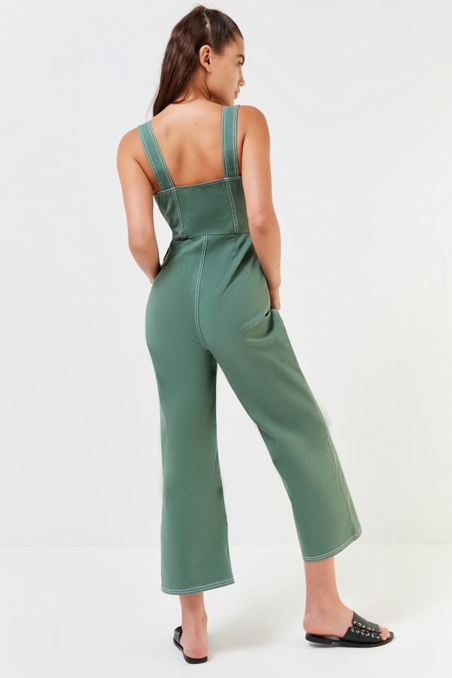 UO Ziggy Zipper-Front Jumpsuit | Urban Outfitters