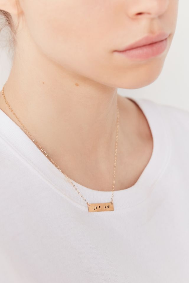 Oxbow Designs Let Go Bar Necklace #1