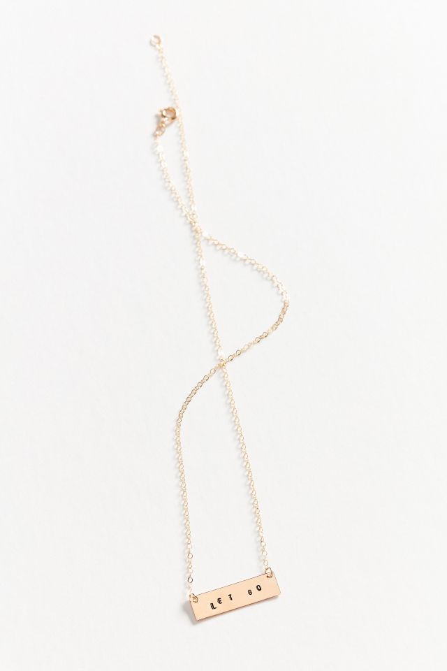 Oxbow Designs Let Go Bar Necklace #2