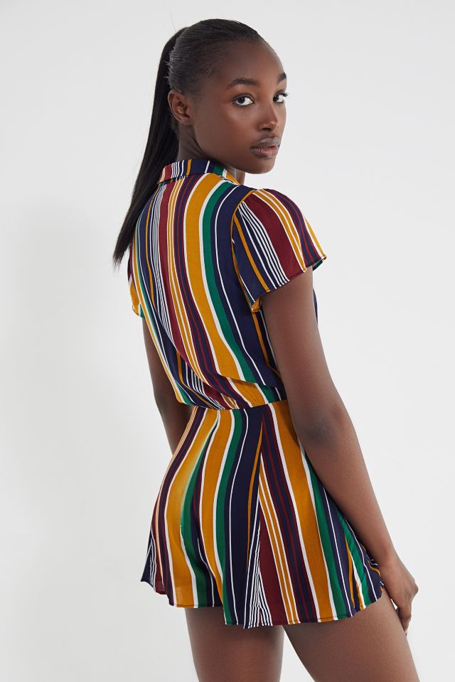 UO Meant To Be Button-Down Romper #2