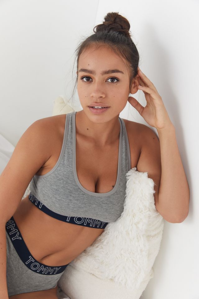 Urban Outfitters Tommy Hilfiger X Uo Racerback Bra - Grey Xl