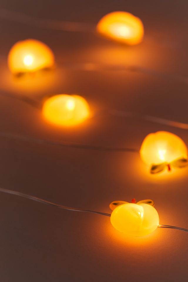 Peach Battery Powered String Lights #2