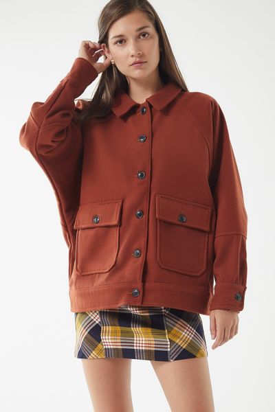 UO Chelsea Wool Shirt Jacket | Urban Outfitters