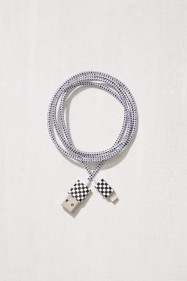 Checkerboard Lightning Cable