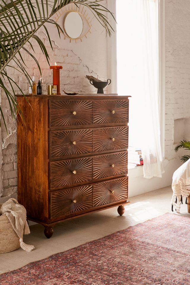 Sunburst 4Drawer Dresser Urban Outfitters