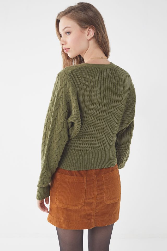 Cardigan tricot torsadé Clara UO #2
