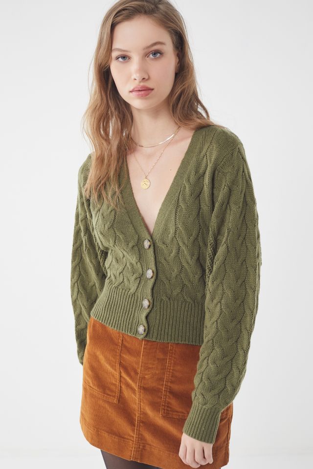 Cardigan tricot torsadé Clara UO #3