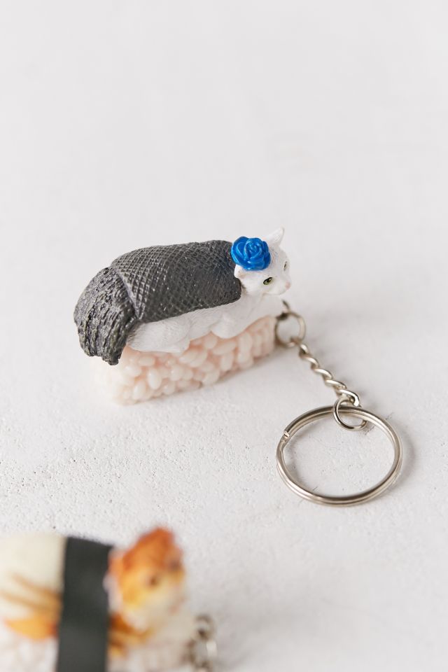 Sushi roll cat on sale keychain