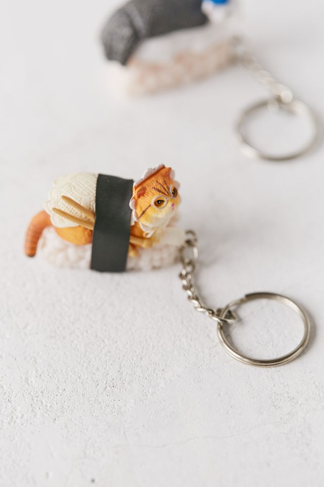 Sushi Roll Cat Keychain #4
