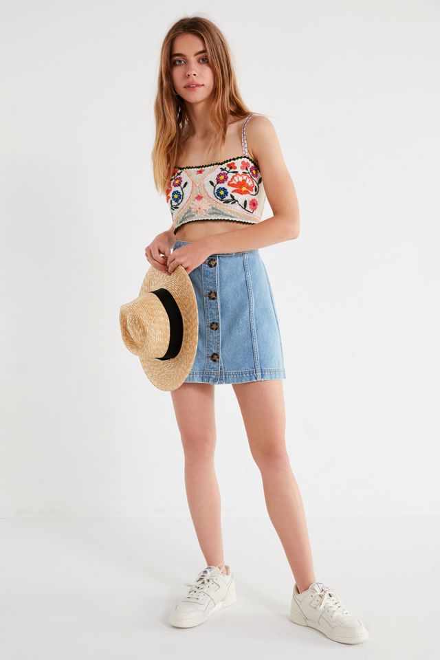 Out From Under Bonita Embroidered Bra Top #1