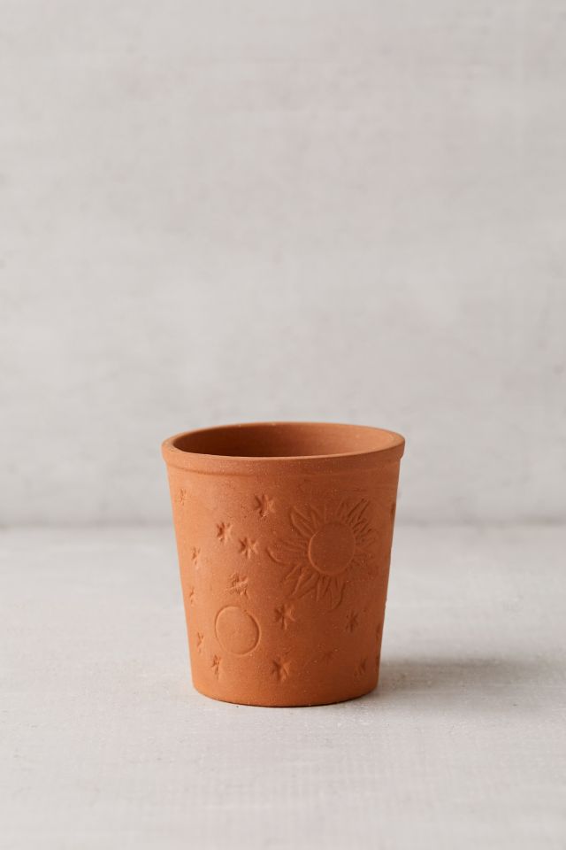 Cosmic Terracotta Planter #3