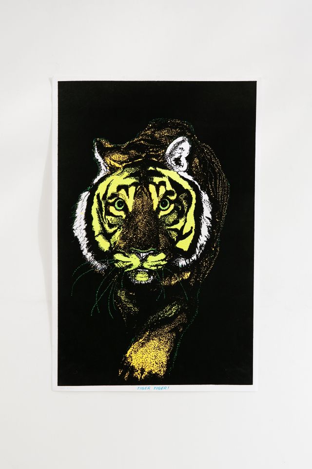 Tiger Blacklight Poster #1