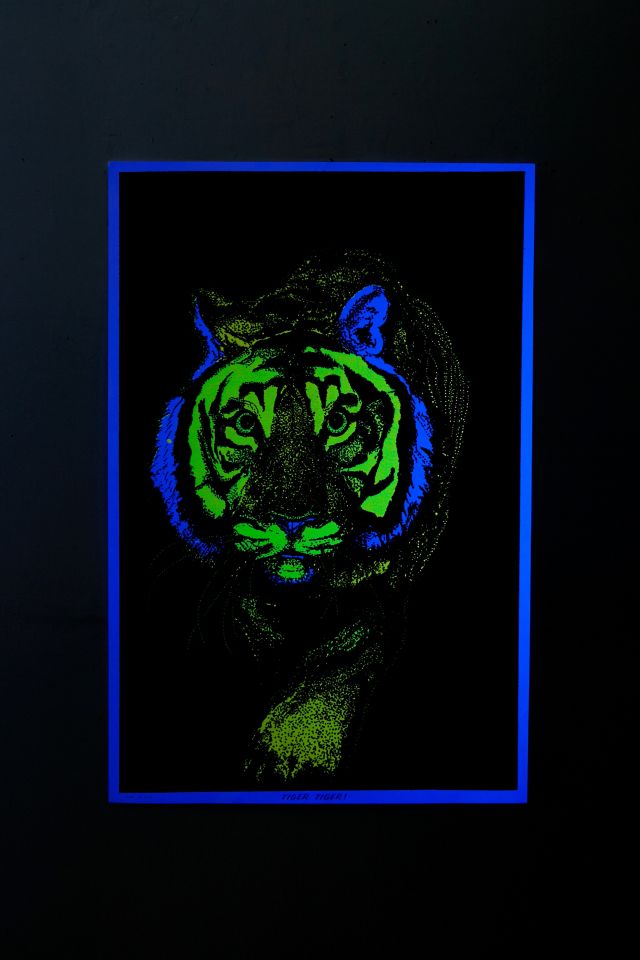 Tiger Blacklight Poster #2