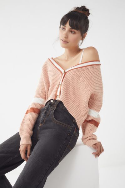 urban outfitters uo varsity cardigan