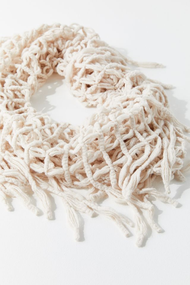 Hand Crochet Loop Scarf #1