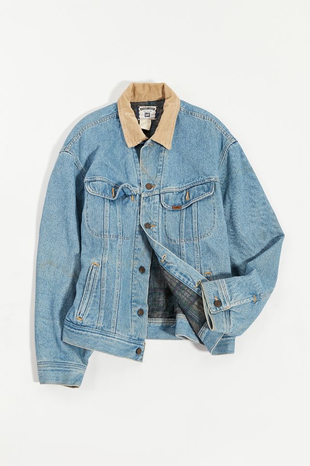 Vintage Lee Lined Denim Trucker Jacket | Urban Outfitters