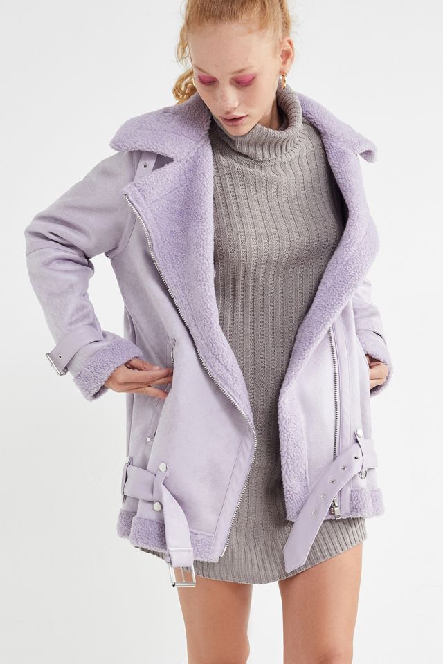 UO Oversized Faux Leather Jacket #1