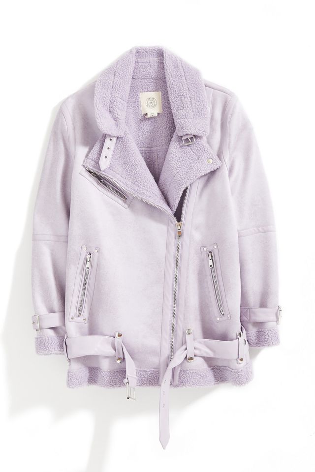 UO Oversized Faux Leather Jacket #5