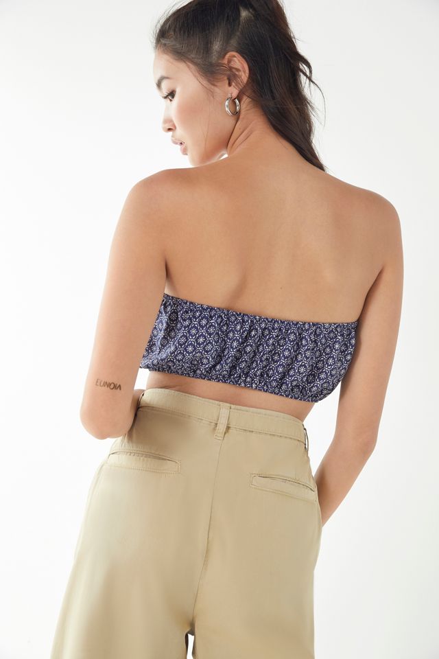 Urban Renewal Remade Printed Tube Top #2