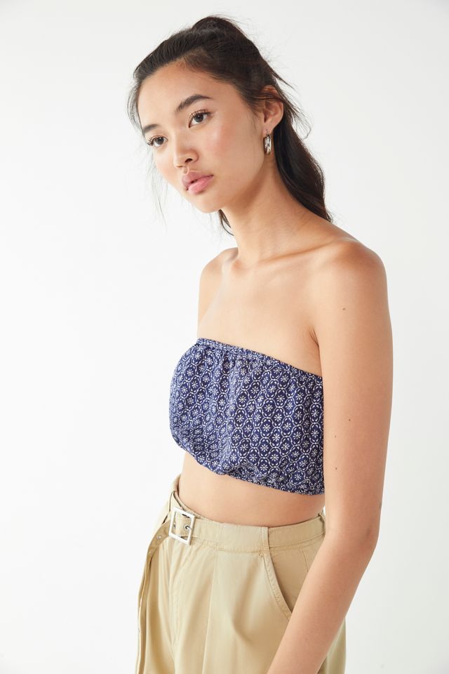 Urban Renewal Remade Printed Tube Top #3