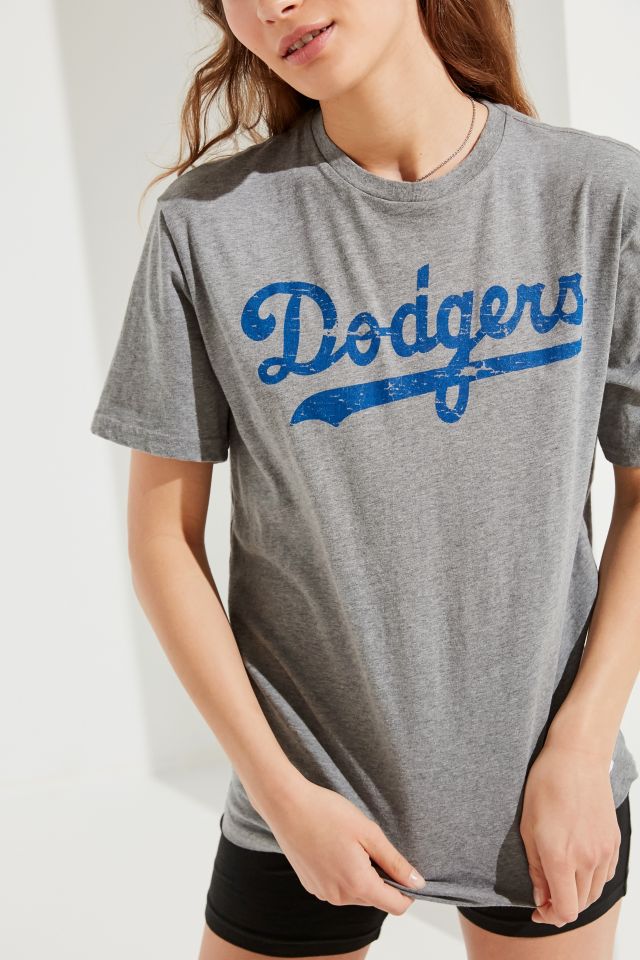 Los Angeles Dodgers Mitchell & Ness Women's Color Block Sweatshirt