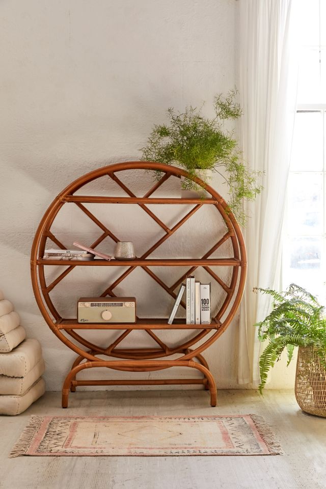 Circle bookshelf on sale