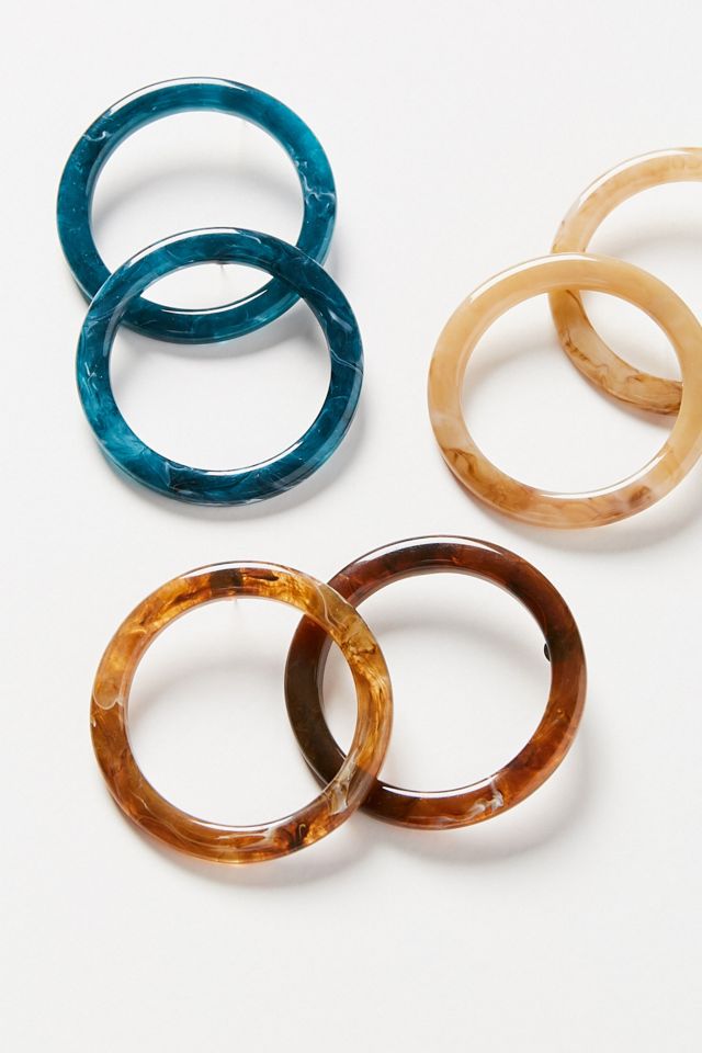 Lark Resin Statement Post Earring #3