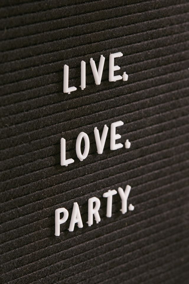 Oak + Felt Letter Board #3