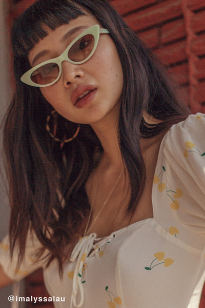 Urban Outfitters x Crap Eyewear The Ultra Jungle Sunglasses Crap Eyewear | The Ultra Jungle | White Sunglasses | Shade Files main image 2