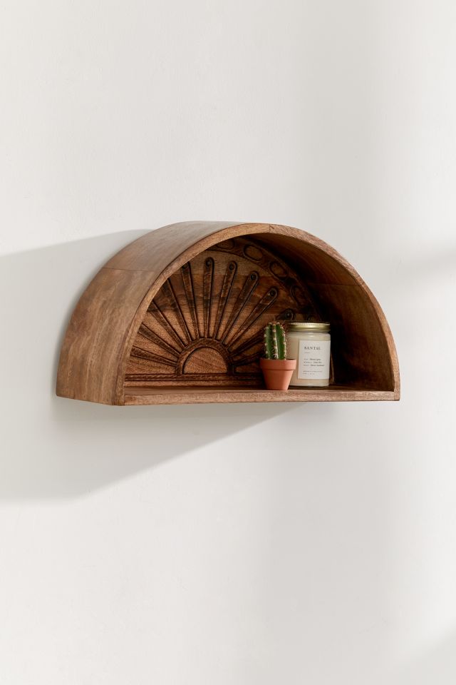 Urban Outfitters - ウッドシェルフ Sunset Wooden Wall Shelf | Urban Outfitters