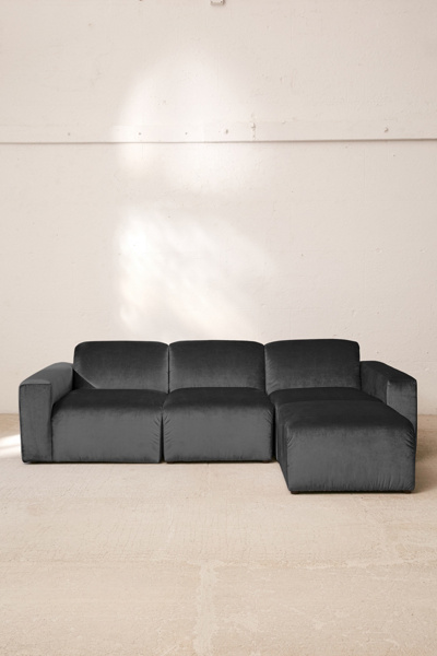 Modular Velvet Sofa - Thumbnail 2