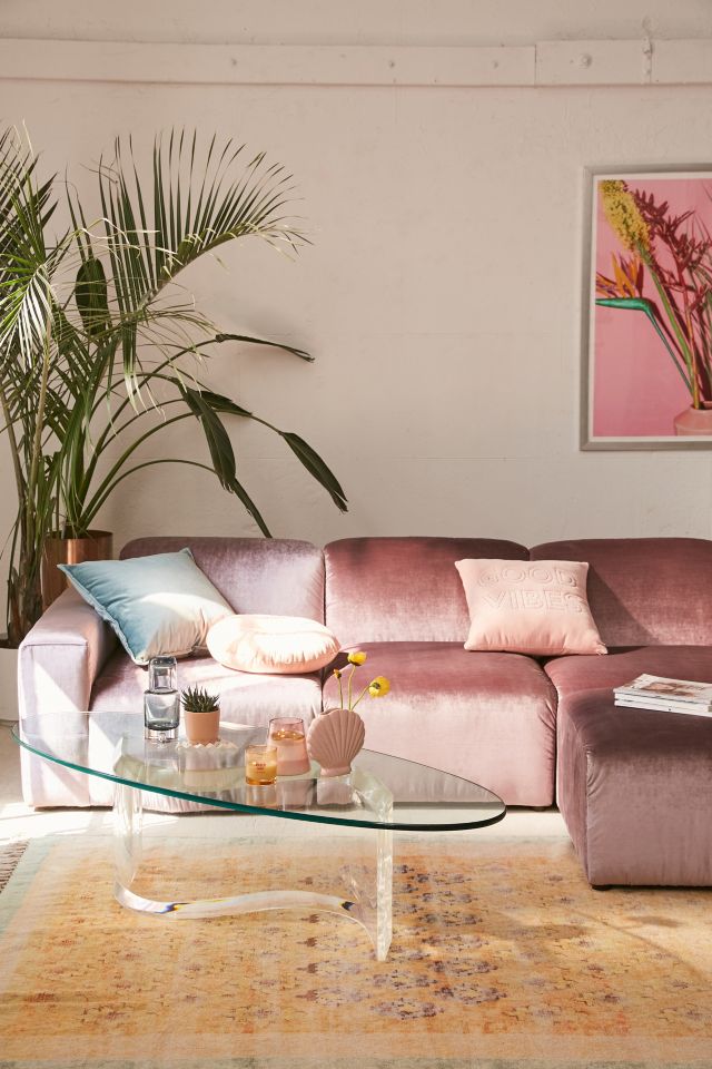 modular sofa velvet