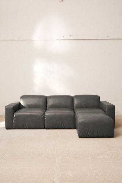 Modular Recycled Leather Sofa