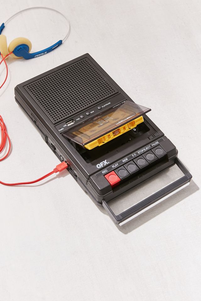Enregistreur à cassette audio rétro + lecteur USB Shoebox