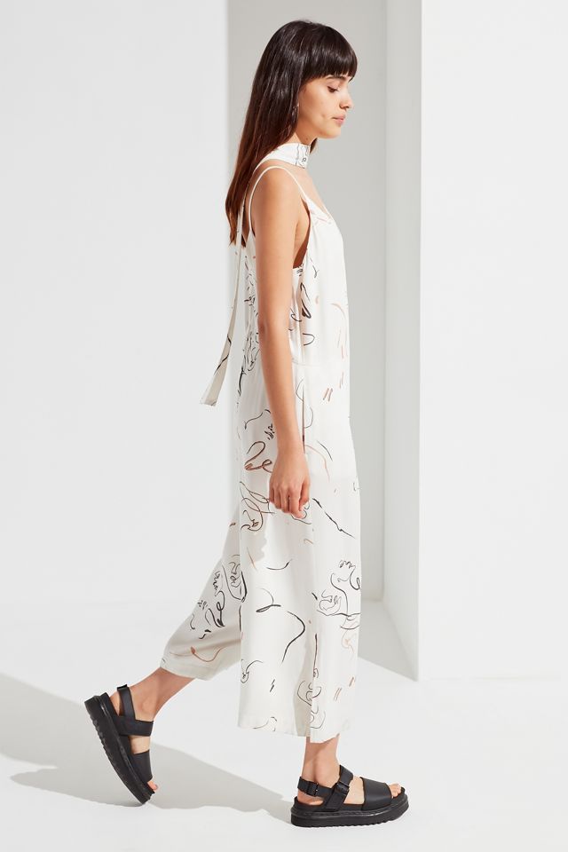 Native Youth Abstract Print Belted Jumpsuit #3