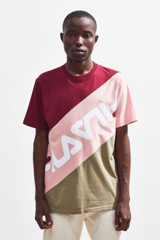 Fila rowan colorblock tee discount